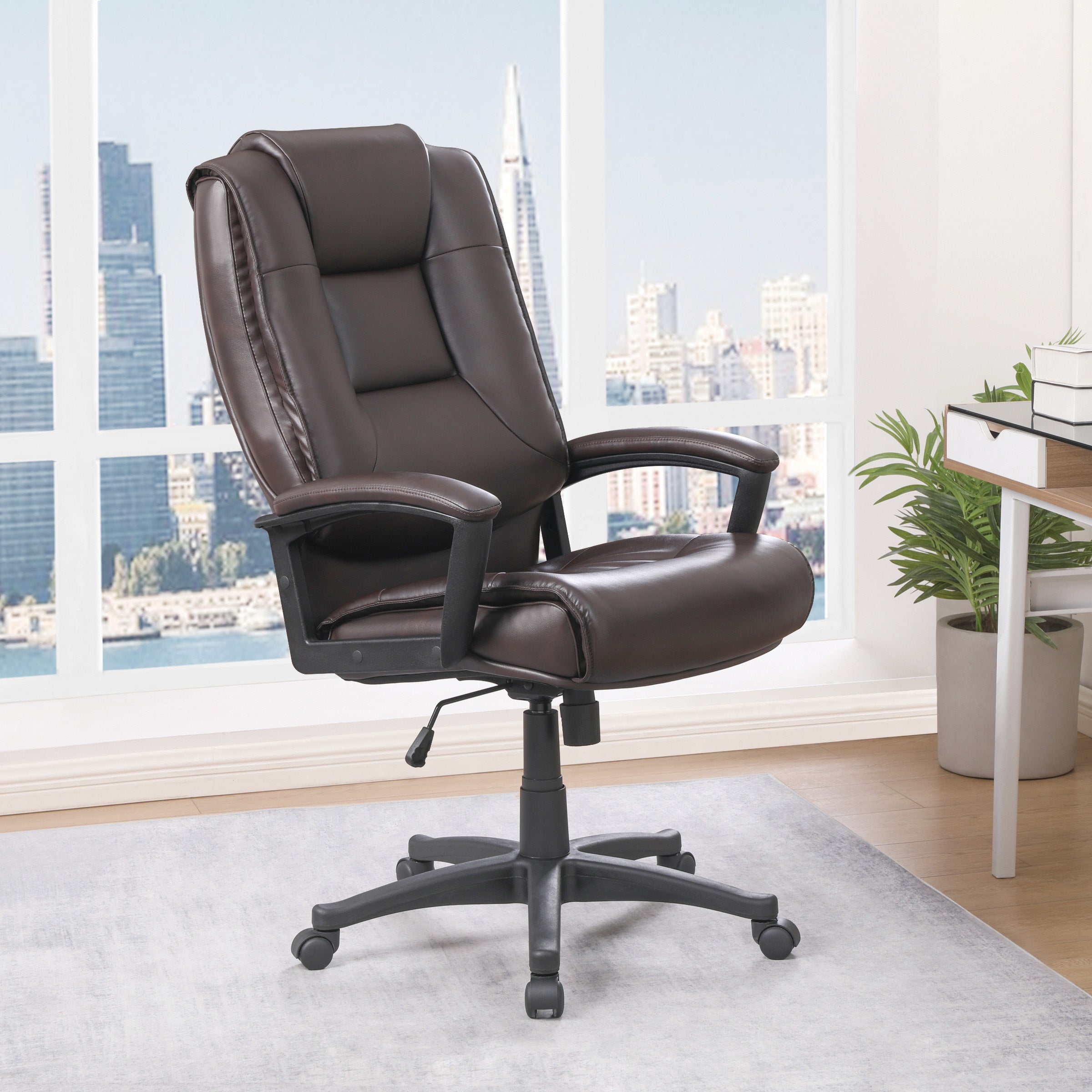 High Back Bonded Lthr Chair
